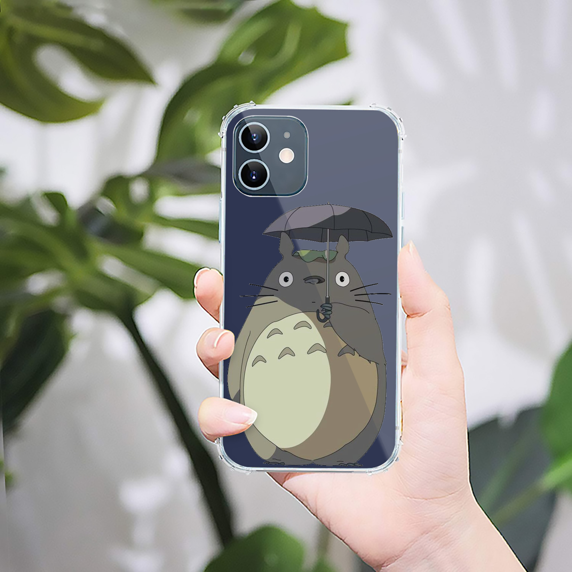 （画像用） となりのトトロ 草壁メイ 草壁サツキ My Neighbor Totoro Satsuki Kusakabe Mei Kusakabe 【iPhone 12シリーズ対応】透明スマホケース（クリアソフトケース）